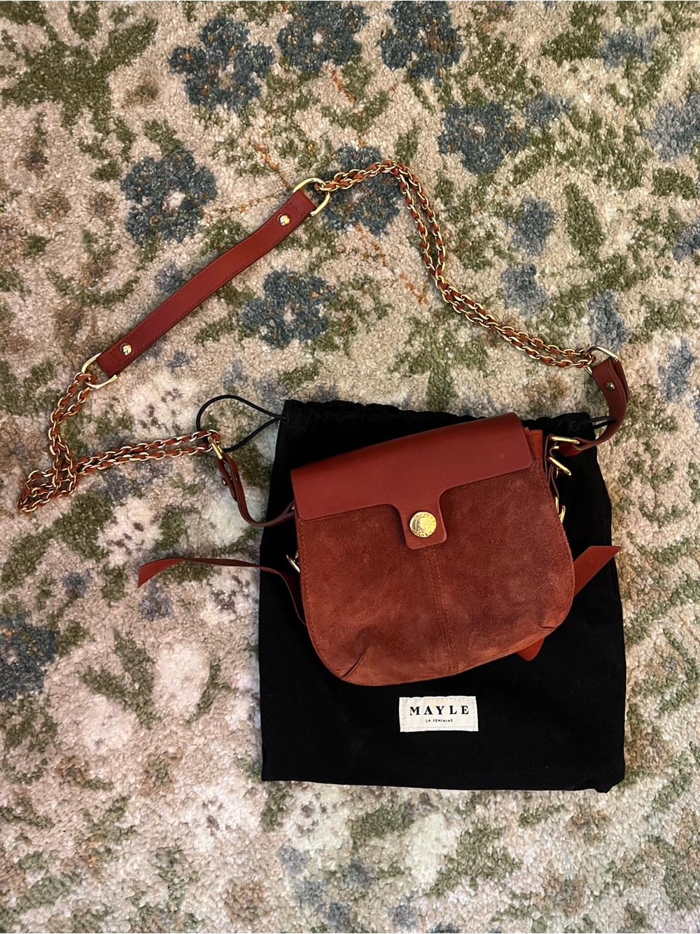 Maison Mayle suede Andalou bag